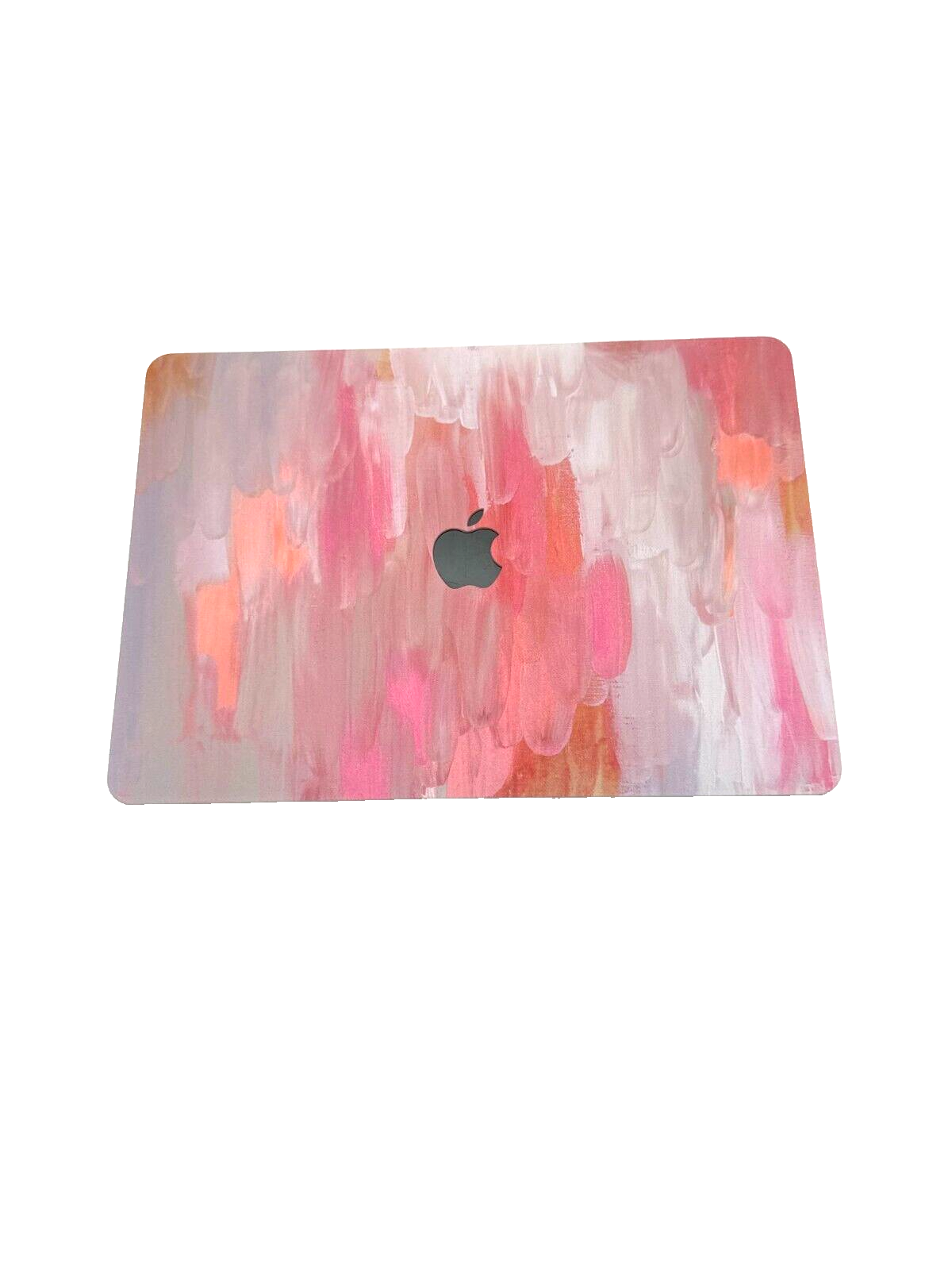 For MacBook For Air 13" Hard Shell Cover - Paint Stroke Pink W/Keyboard cover