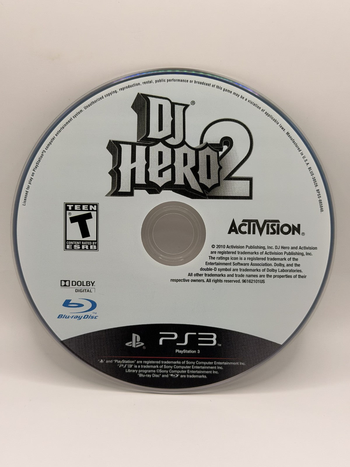 DJ Hero 2 Sony PlayStation 3 PS3| DISC ONLY | Excellent Condition | No scratches