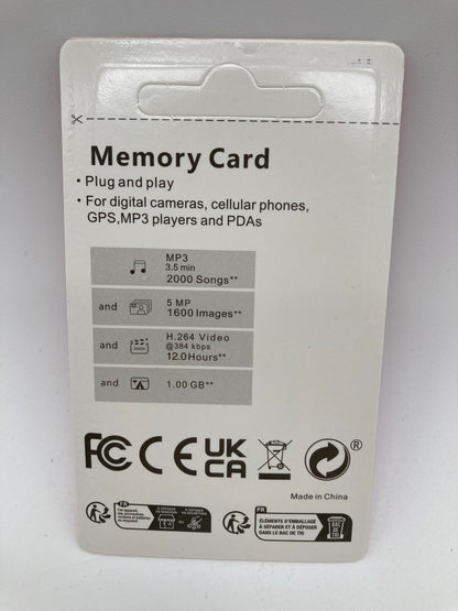 INLAND Memory Card 8GB MicroSDHC Flash Memory Card with Adapter