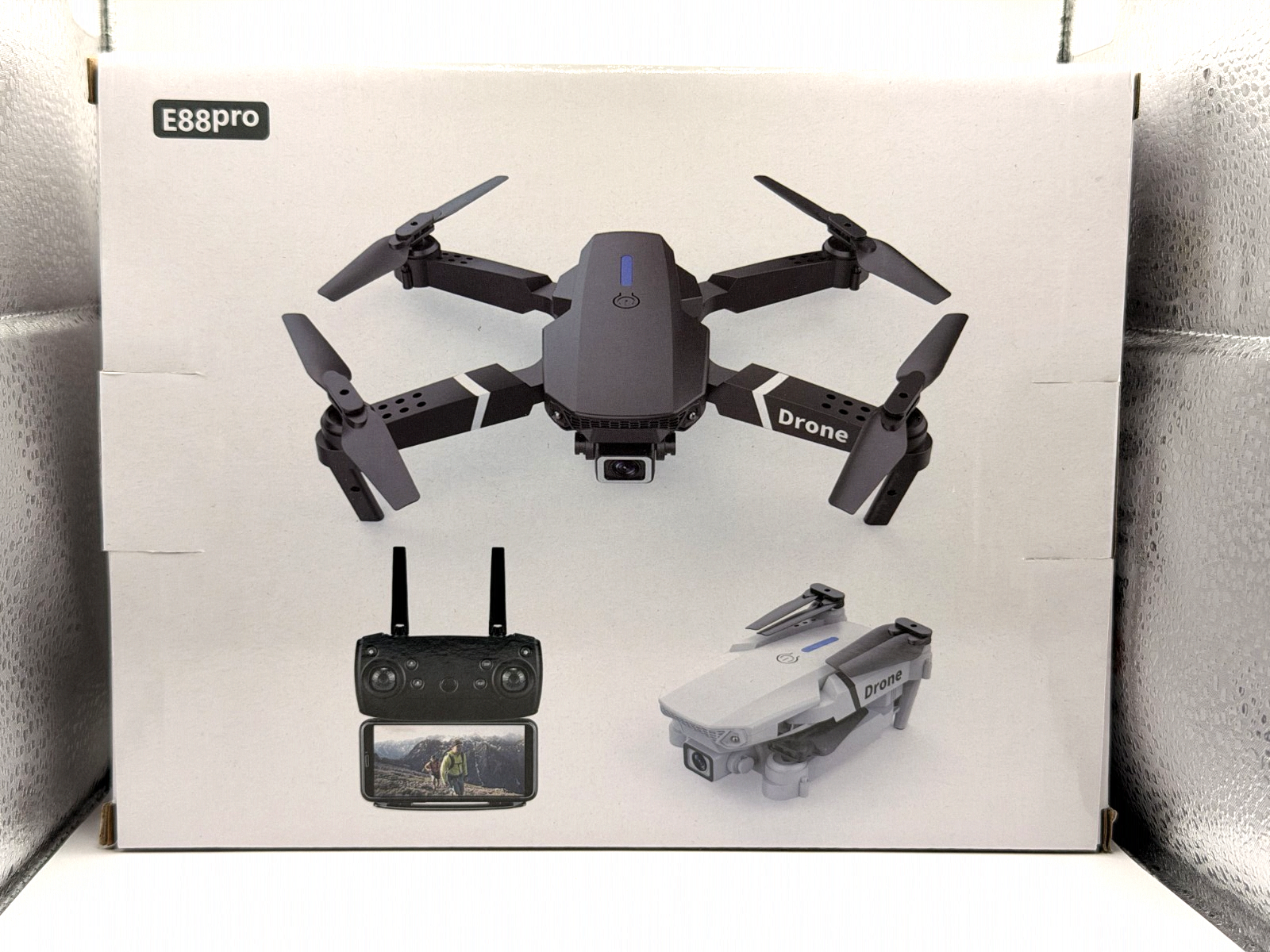 E88 Pro Drone with Camera for Adults, WiFi FPV, 1080P HD & 4K Dual Camera