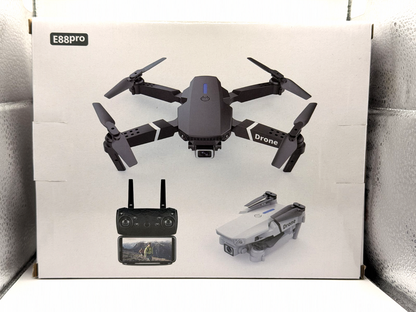 E88 Pro Drone with Camera for Adults, WiFi FPV, 1080P HD & 4K Dual Camera