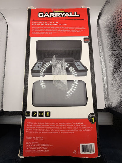 Protective Travel Carrying Case for Nintendo Switch Surge Carryall - brand new