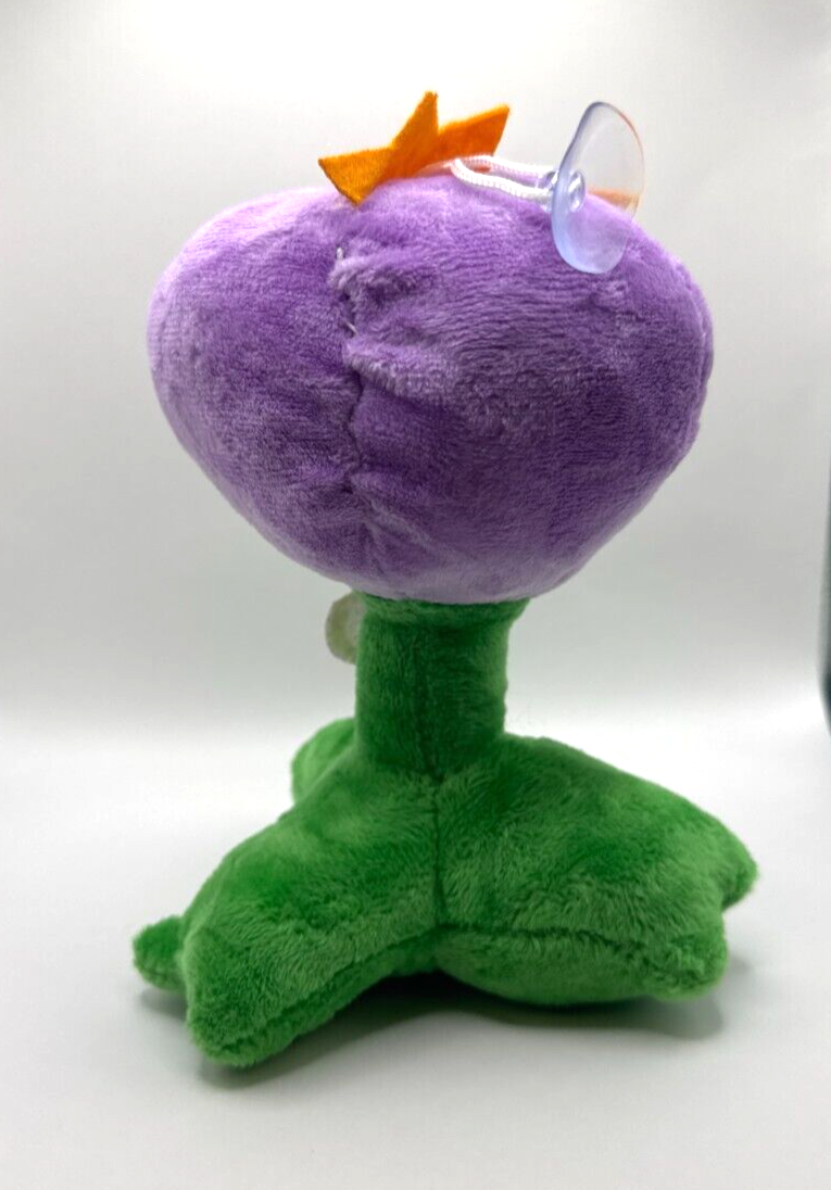 Plants vs. Zombies - Purple Head Plant Plushie w/Suction Cup for Hanging