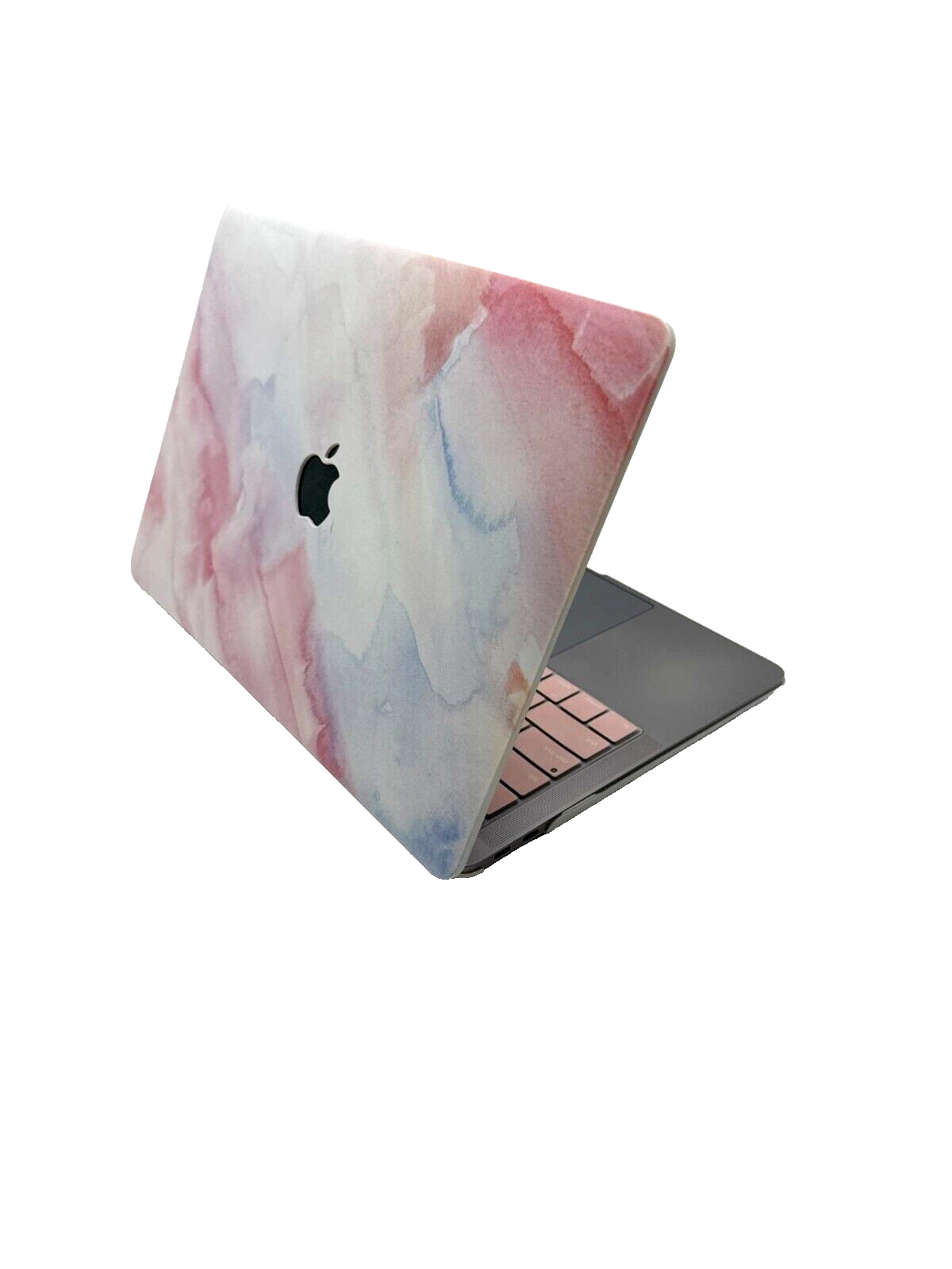 For MacBook New 2022 Air 13" Hard Shell Cover - Pink Watercolor w/Keyboard cover