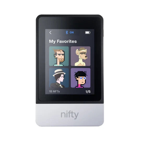 SecuX Nifty - Dedicated NFT Hardware Wallet - Bluetooth - Your Personalized NFT