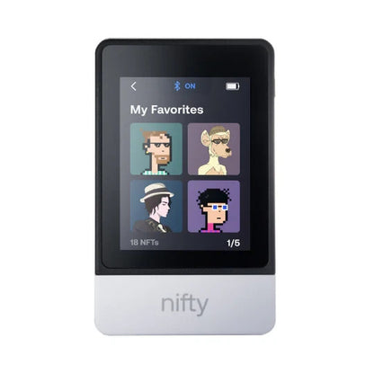 SecuX Nifty - Dedicated NFT Hardware Wallet - Bluetooth - Your Personalized NFT