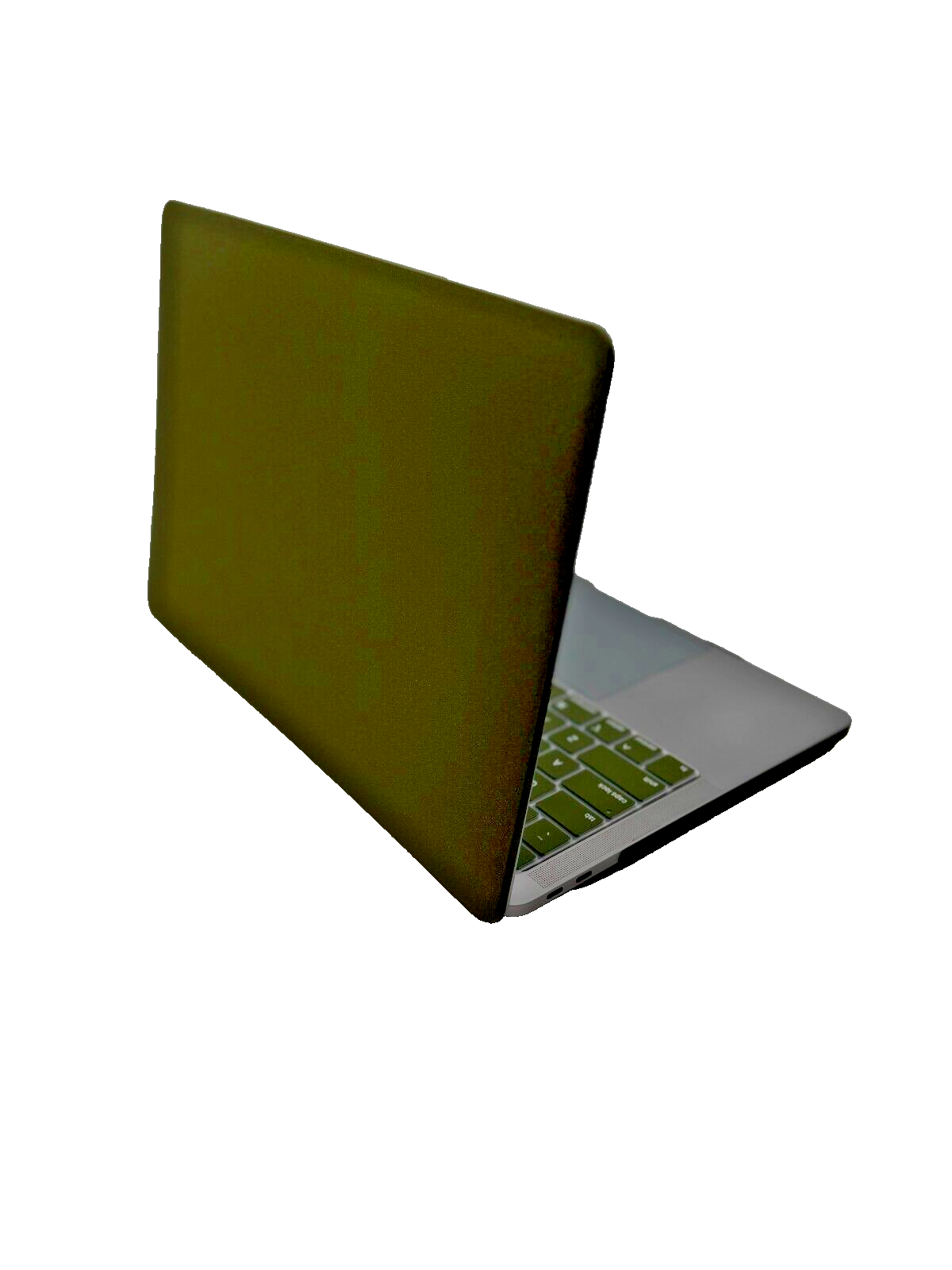 For New Pro 13" Hard Shell Cover - Olive Green w/keyboard skin