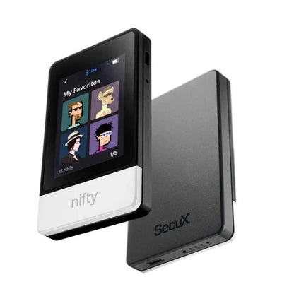 SecuX Nifty - Dedicated NFT Hardware Wallet - Bluetooth - Your Personalized NFT