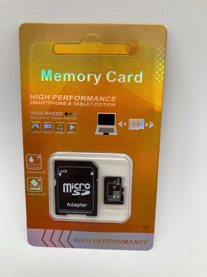 INLAND Memory Card 8GB MicroSD Flash Memory Card with Adapter