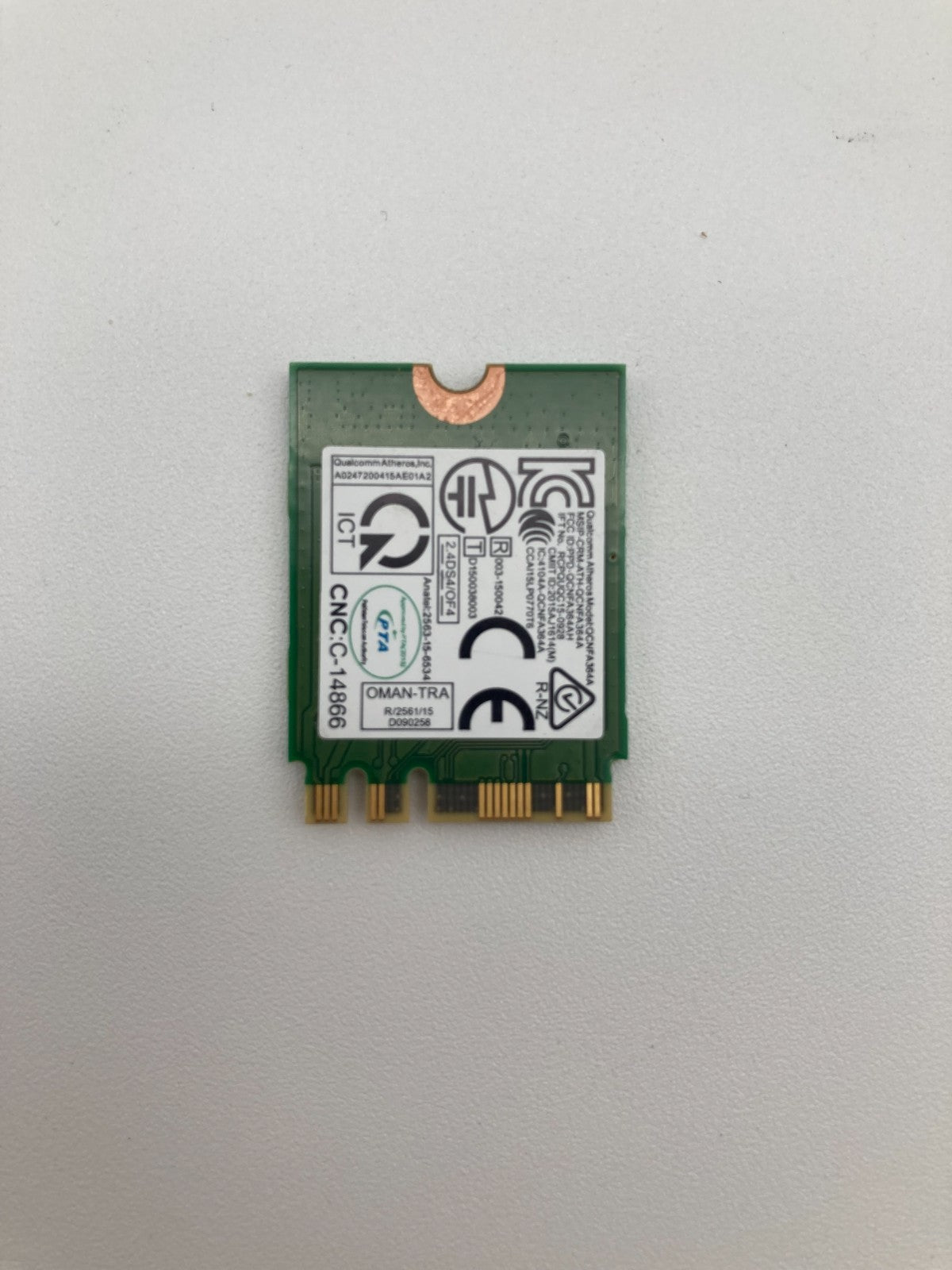 Qualcomm Atheros Model# QCNFA364A