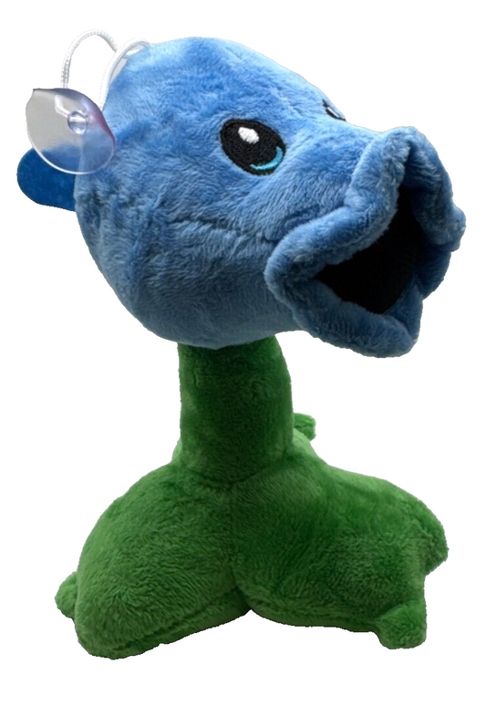 Plants vs. Zombies Blue Plant Plushie w/Suction Cup for Hanging