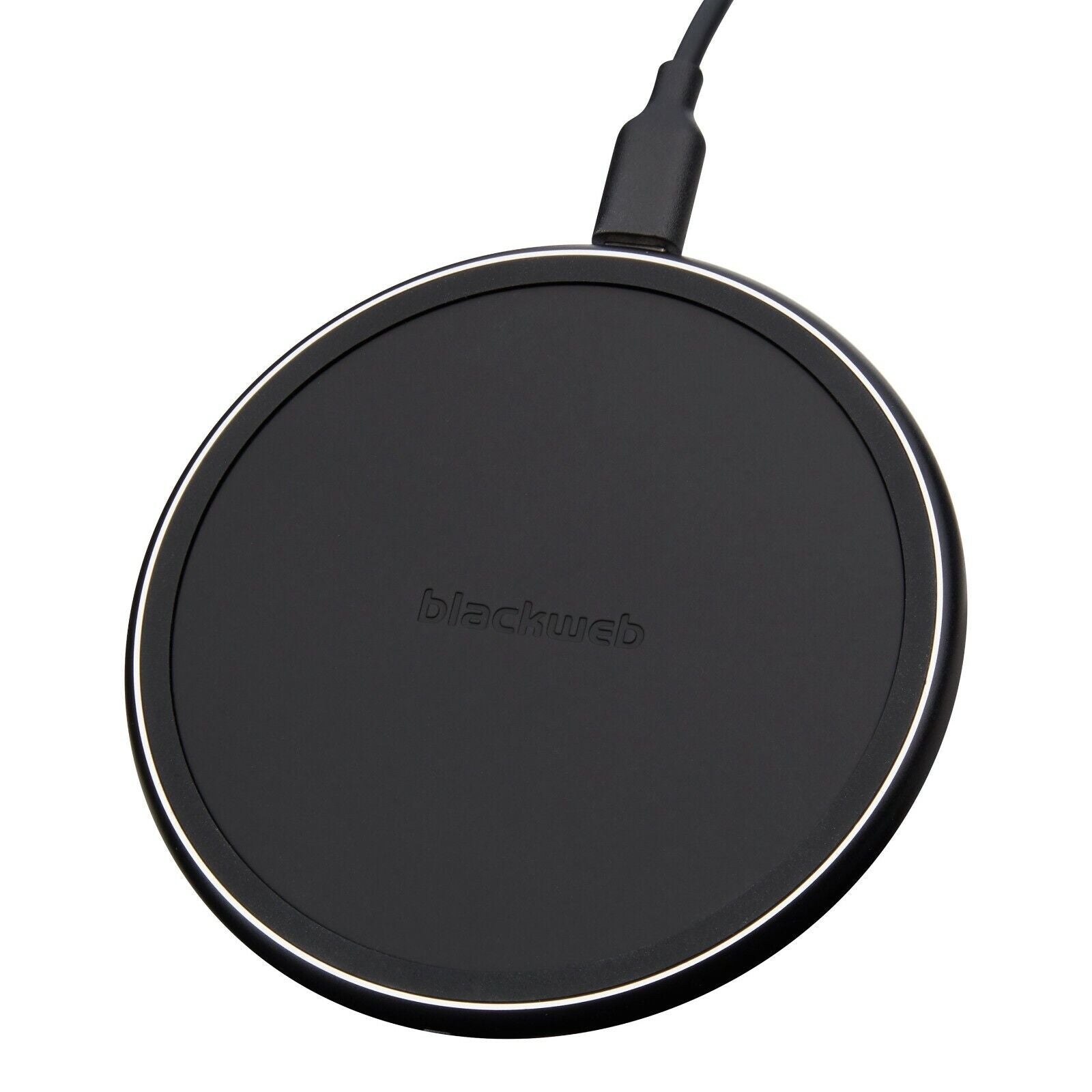 Blackweb 7.5W & 10W Fast Charge Wireless Charging Pad BWB18WI705B, Black