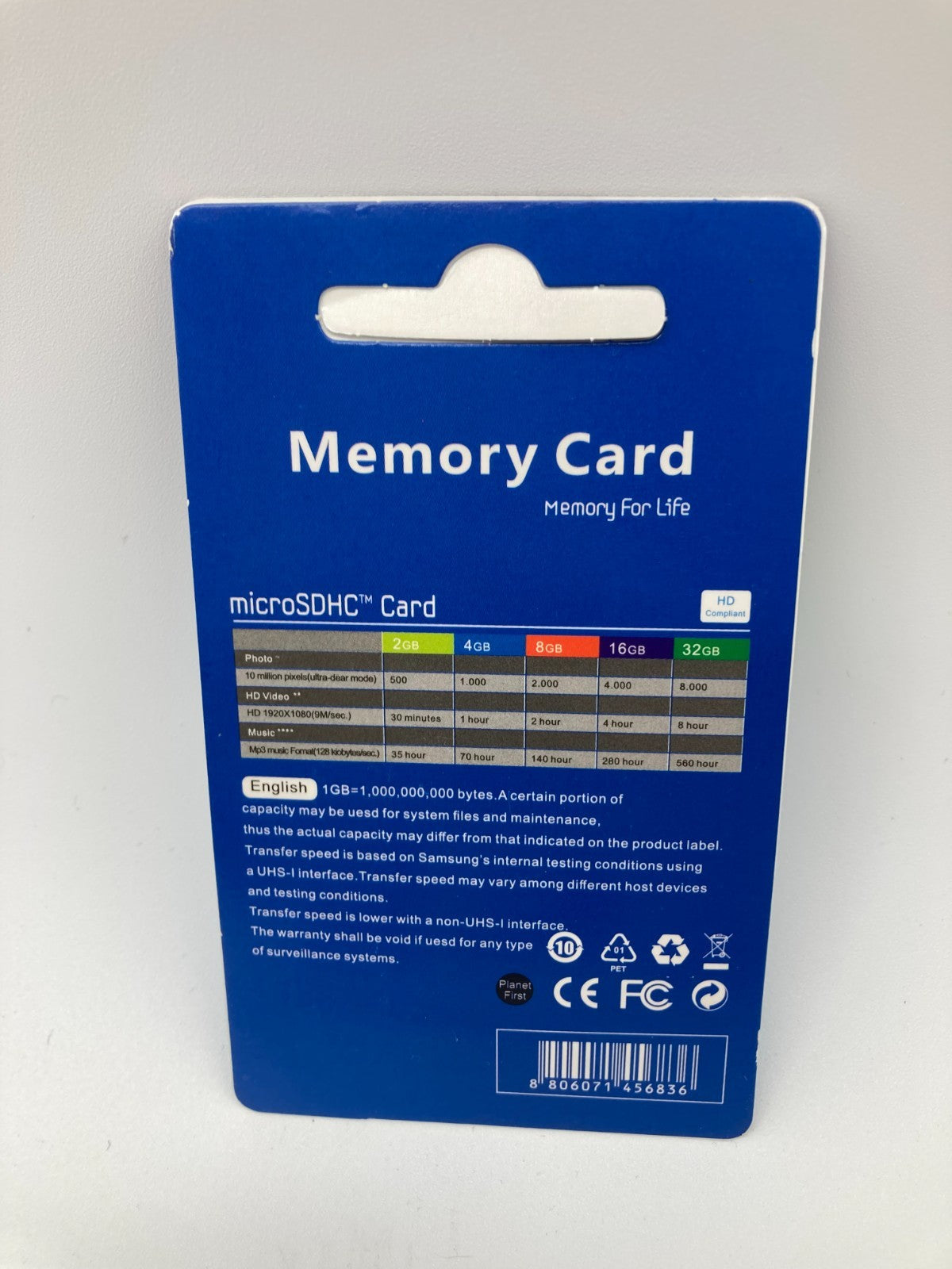 INLAND Micro Center 16GB Class 10 MicroSDHC Flash Memory Card with Adapter