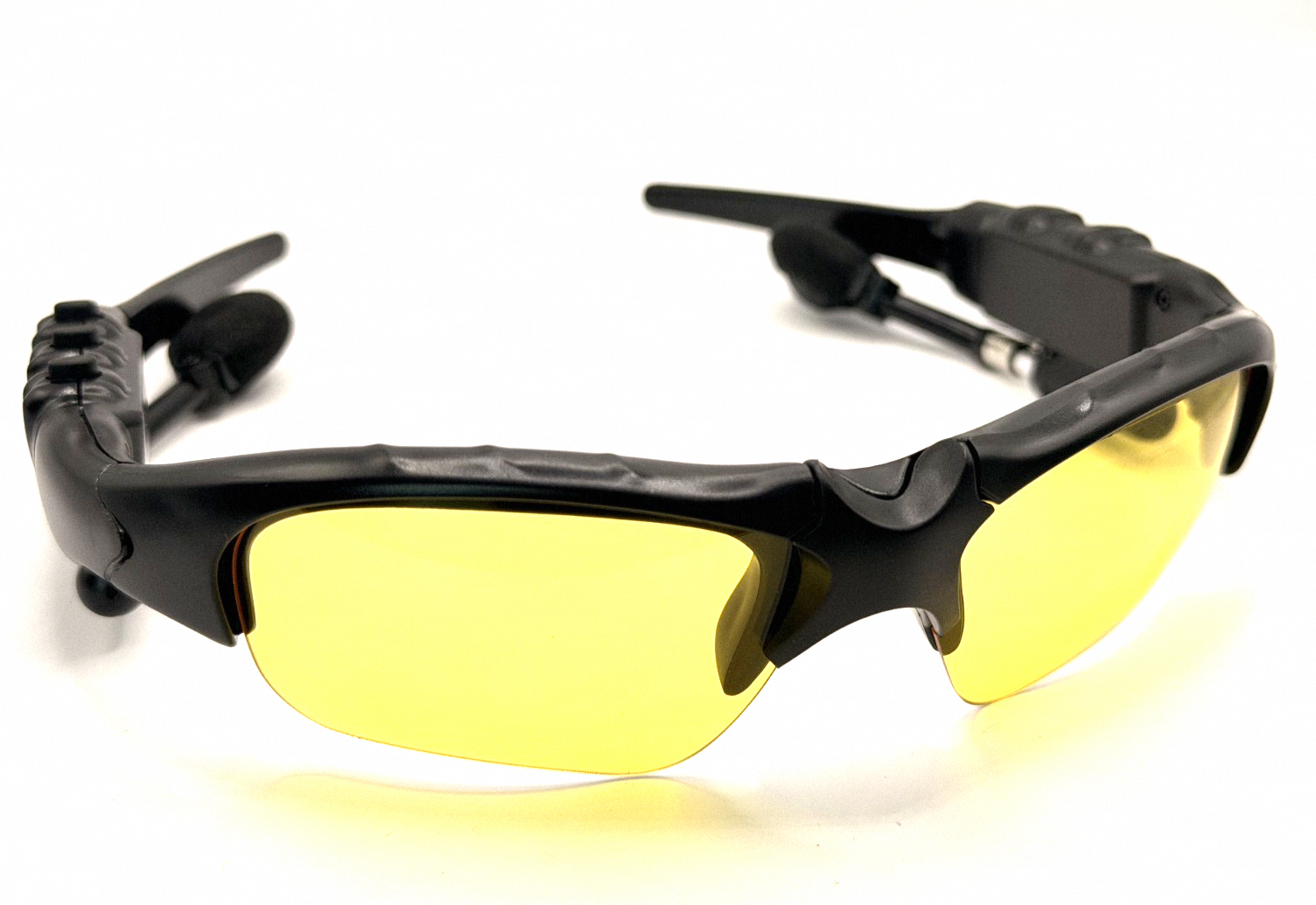Bluetooth Glasses Smart Music Glasses | Stereo, Noise Cancel | Yellow Lenses