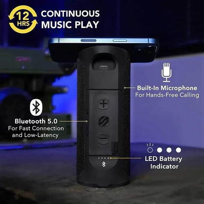 SCOSCHE BoomBottle MS Wireless Bluetooth Speaker, Waterproof, BTMSMSC1-BB2