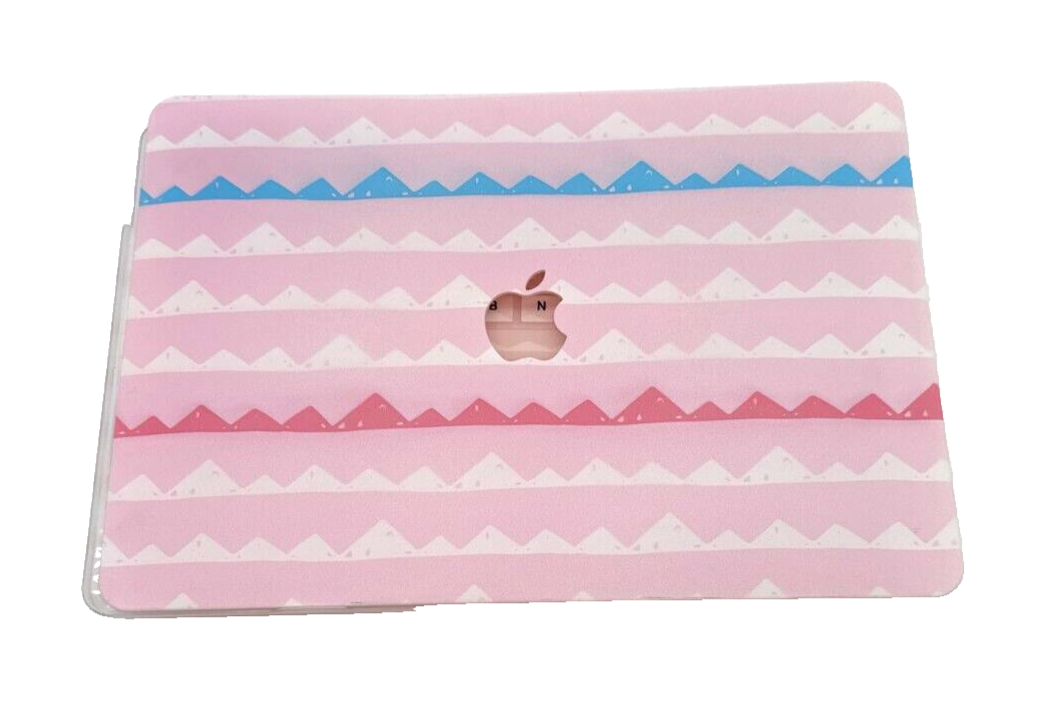 For MacBook New Pro 13" Hard Shell Cover, Mostly Pink - w/Keyboard Skin