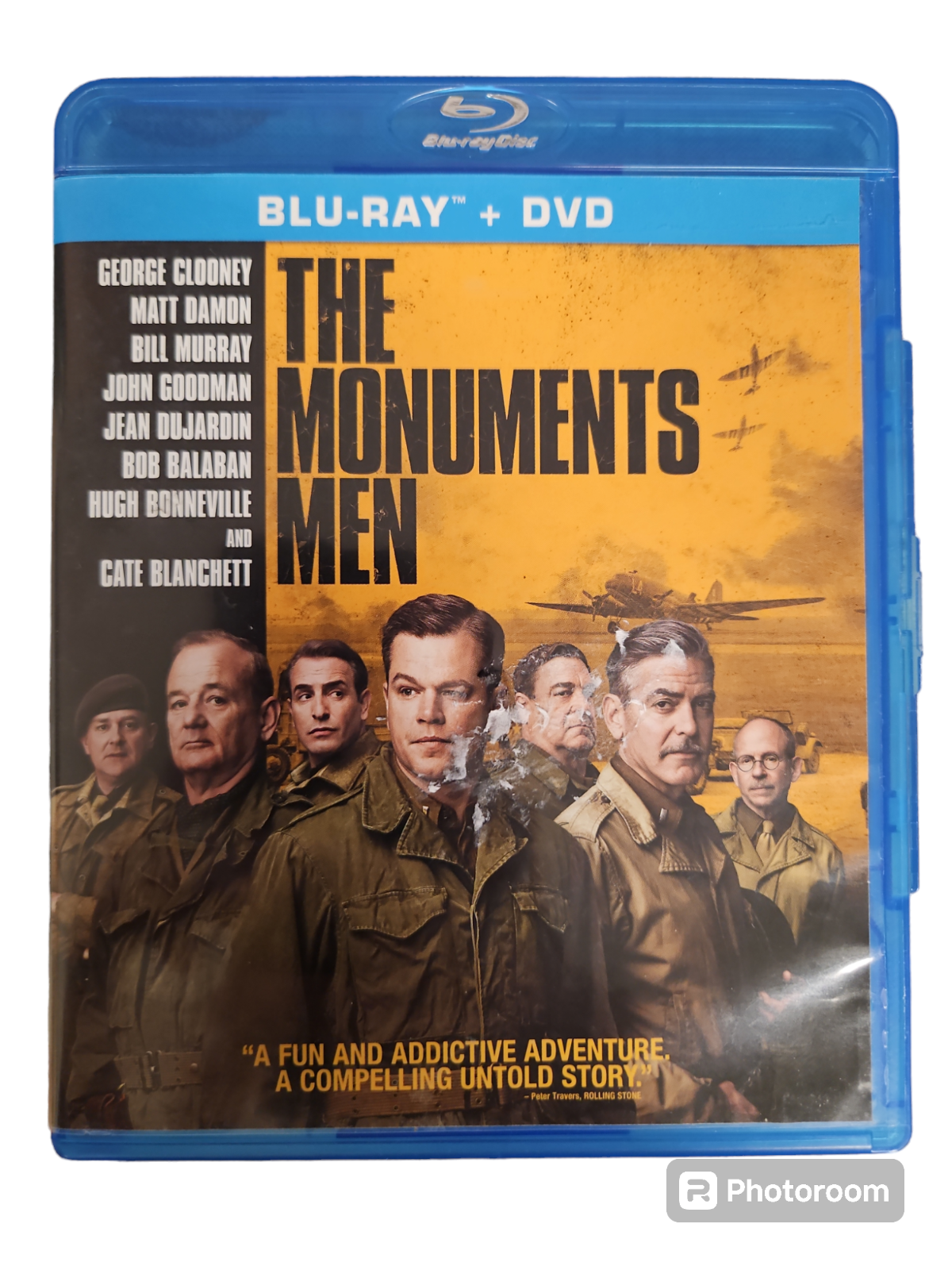 The Monuments Men (Blu-ray, 2014), George Clooney, Matt Damon, Bill Murray