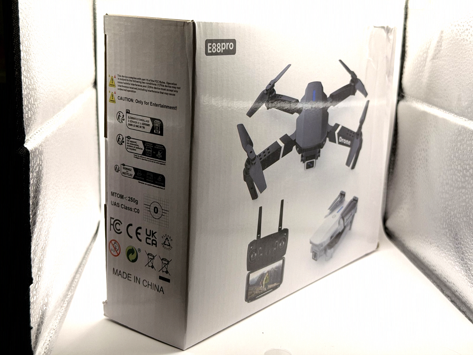E88 Pro Drone with Camera for Adults, WiFi FPV, 1080P HD & 4K Dual Camera