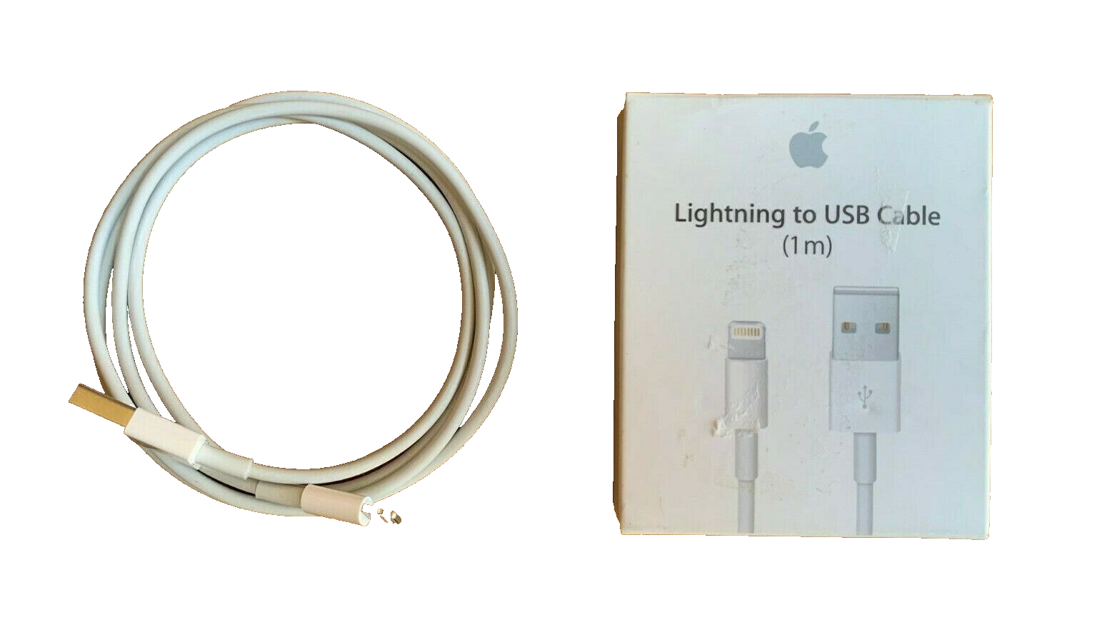 GENUINE Apple 1m/3ft Lightning to USB Charging Cable for iPhone/iPad (MXLY2AM/A)