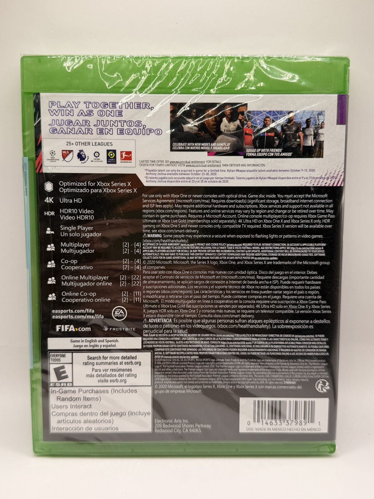 FIFA 21 - Microsoft Xbox One - Series X - Brand New - Sealed - EA Sports - 4K HD
