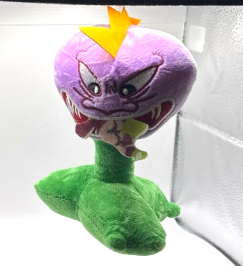 Plants vs. Zombies - Purple Head Plant Plushie w/Suction Cup for Hanging