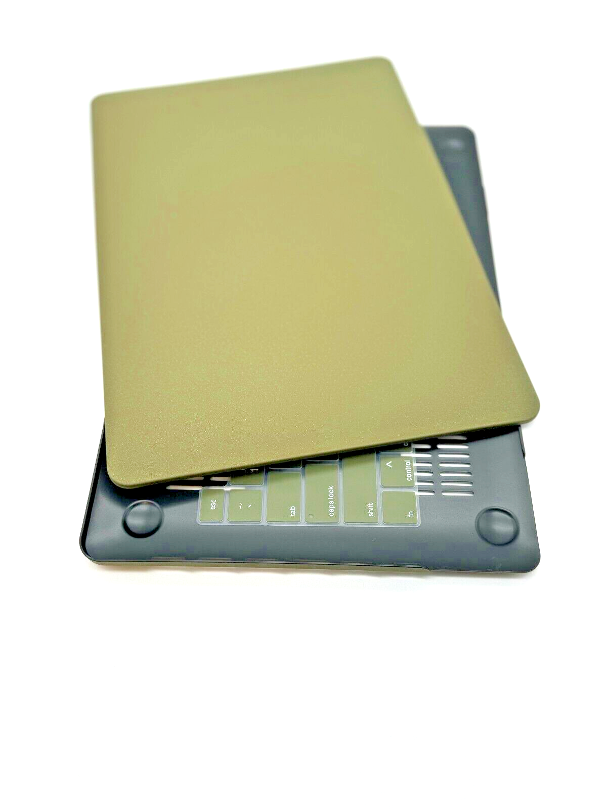 For New Pro 13" Hard Shell Cover - Olive Green w/keyboard skin