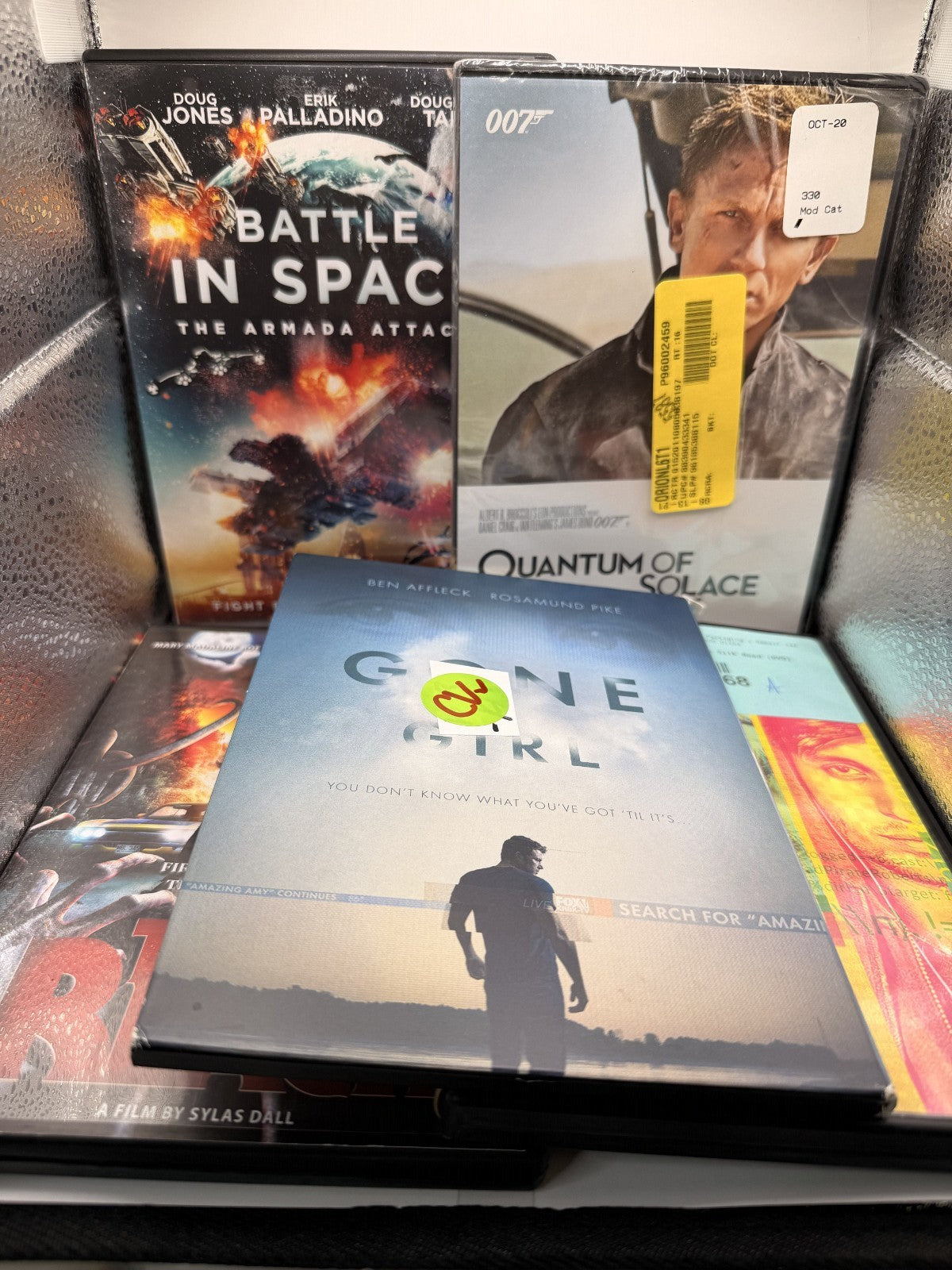 Action Thriller 5-DVD Lot – Gone Girl, Quantum of Solace, Silk Road, They Reach