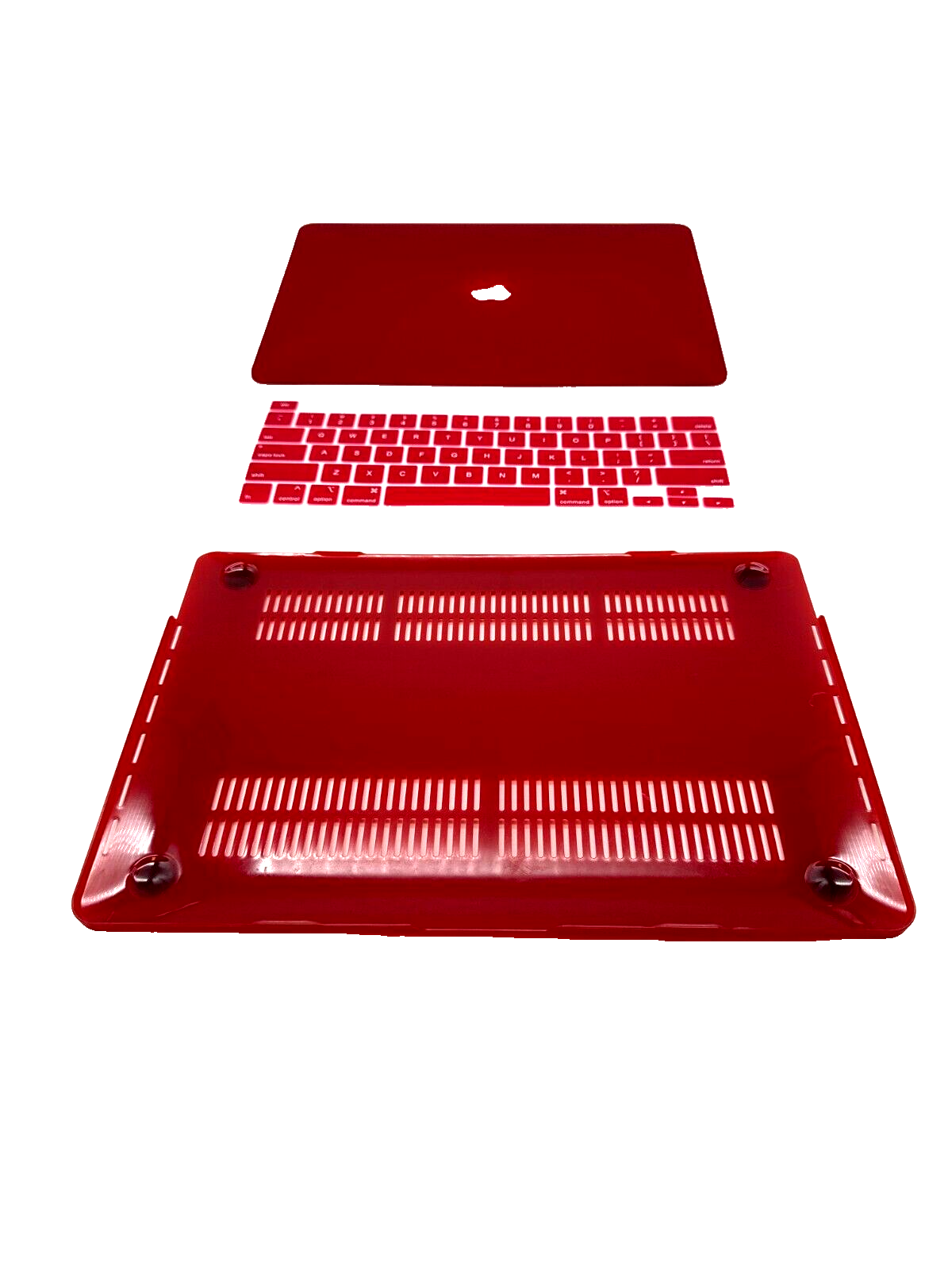 For MacBook New Pro 13" Hard Shell Cover - Vampire Red w/Keyboard cover