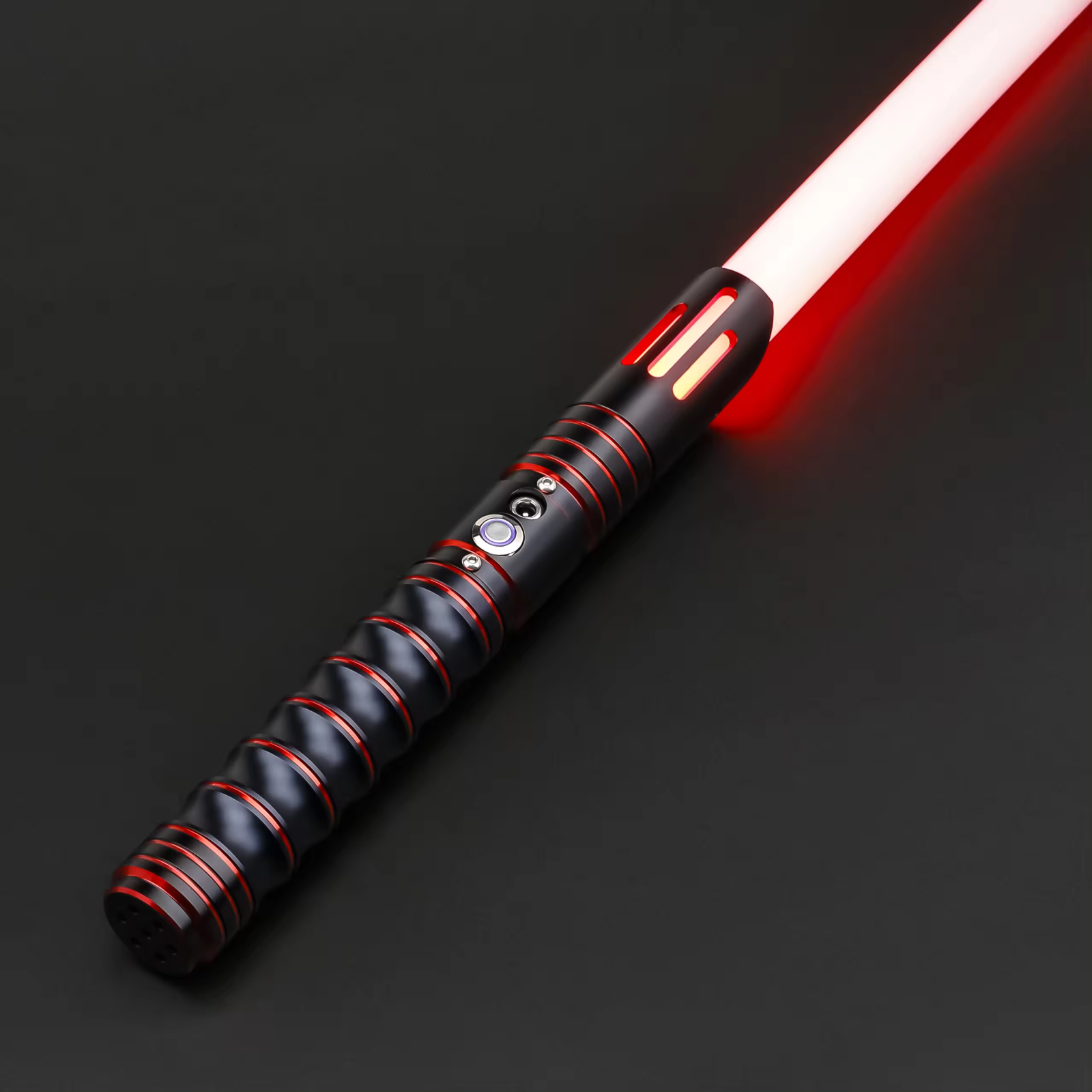 TXQ saber RGB Lightsaber 12 Colors 10 Sounds Dueling Metal Hilt Polycarbonate