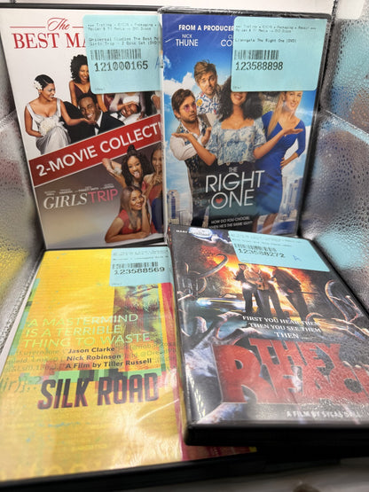 Movie Night DVD Lot – The Best Man / Girls Trip, The Right One, Silk Road & more