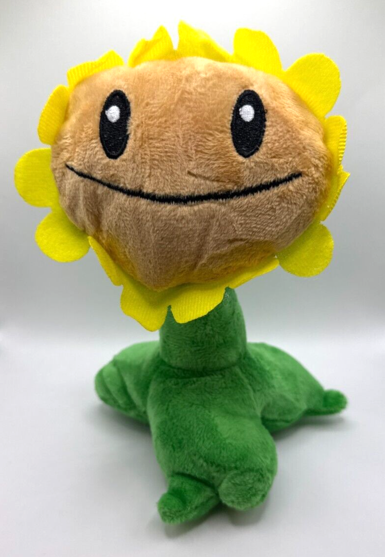 Plants vs. Zombies Sunflower Plushie w/Suction Cup for Hanging