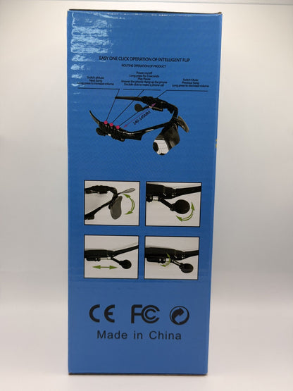 Bluetooth Glasses Smart Music Glasses | Stereo, Noise Cancel | Clear Lenses