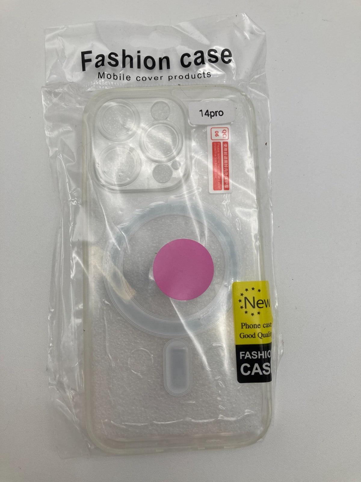 Fashion Cell Phone Case for iPhone 14 Pro Clear Hard