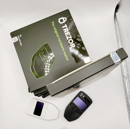 Trezor One Hardware Wallet – Amazon Return – Untested / Open-Box – AS-IS | BLACK