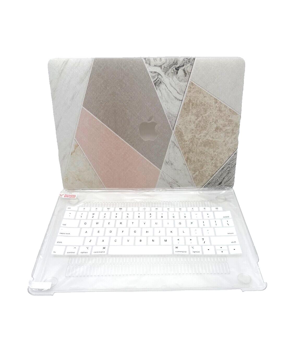 MacBook New Air 13 inch Hard Shell Cover - Soft Pastel, w/soft Keyboard cover