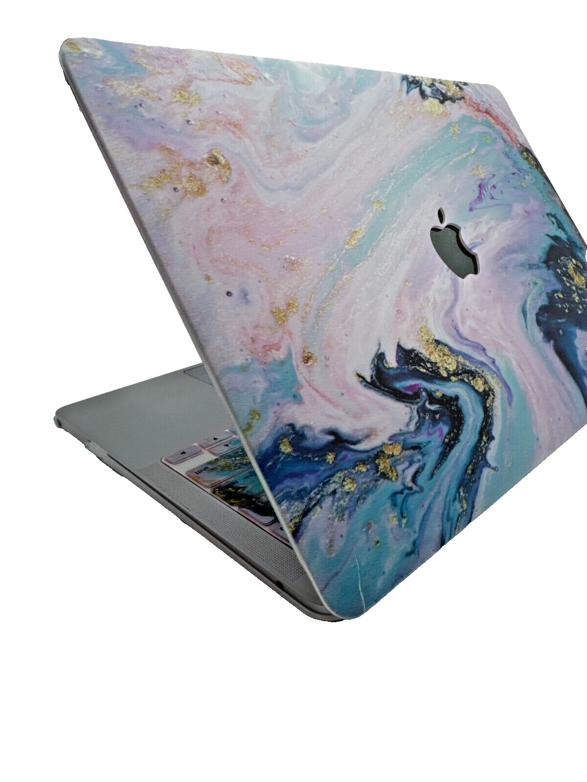 For MacBook New Air 13" Hard Shell Cover - Fools Gold Swirl w/Keyboard cover