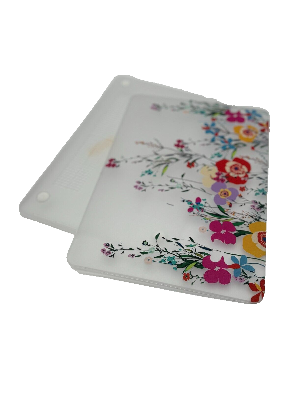 For Mac Book - Retina 13 inch Shell Laptop Hard Case Cover Clear/Floral Design