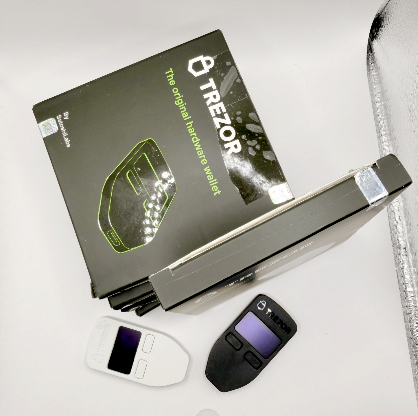 Trezor One Hardware Wallet – Amazon Return – Untested / Open-Box – AS-IS | WHITE