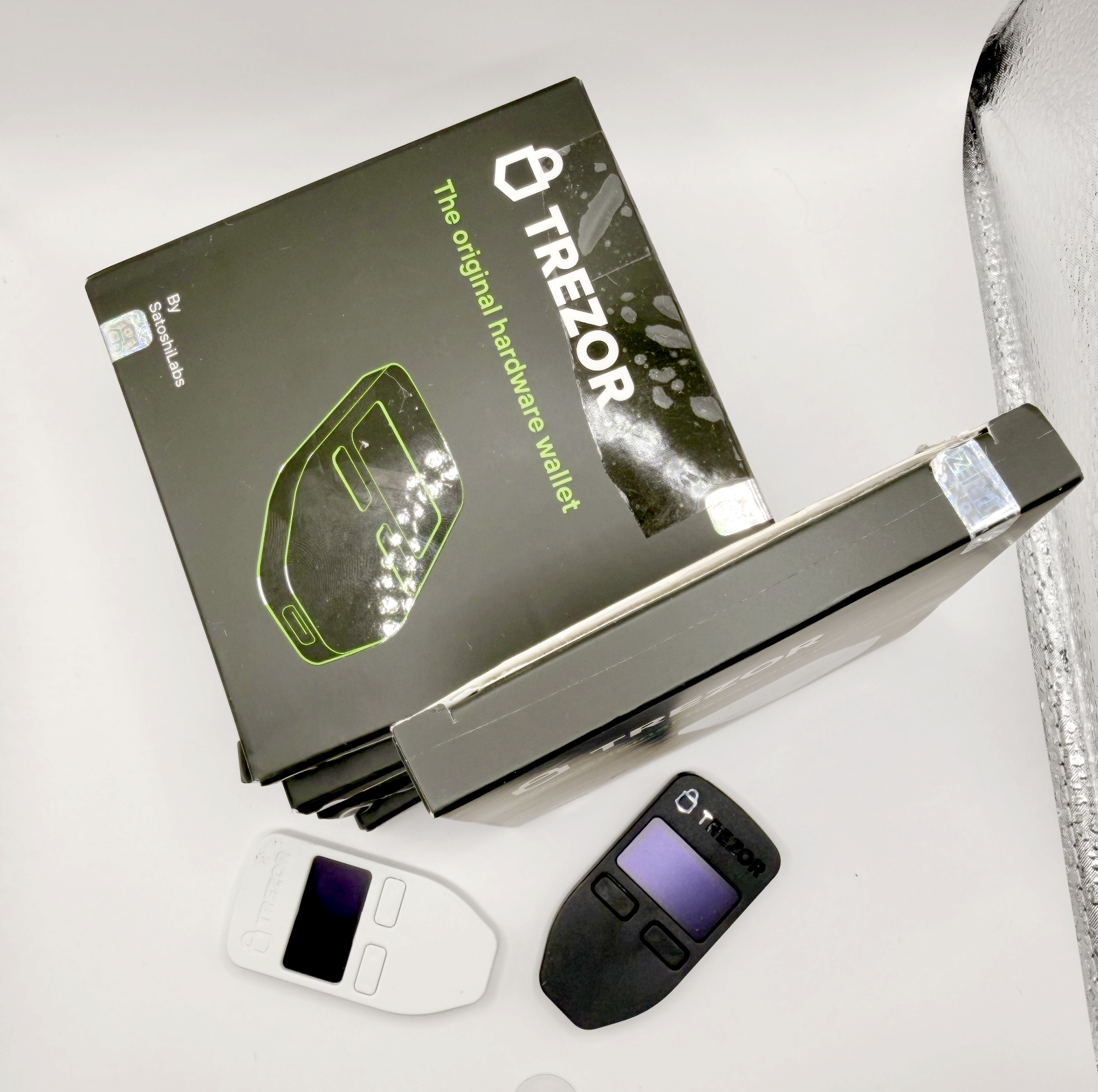 Trezor One Hardware Wallet – Amazon Return – Untested / Open-Box – AS-IS | WHITE