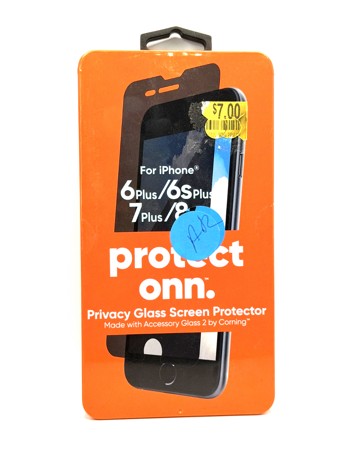 Protect Onn Privacy Glass Screen Protector for iPhone 6+/6S+/7+/8 - Anti Smudge