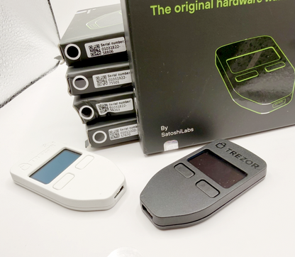 Trezor One Hardware Wallet – Amazon Return – Untested / Open-Box – AS-IS | BLACK