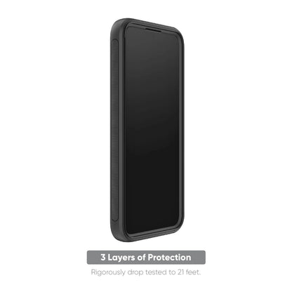 ONN. Rugged Phone Case for moto G STYLUS LTE (2023) - (Black)