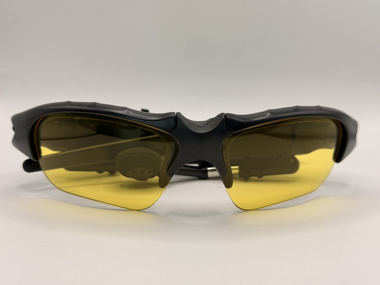 Bluetooth Glasses Smart Music Glasses | Stereo, Noise Cancel | Yellow Lenses
