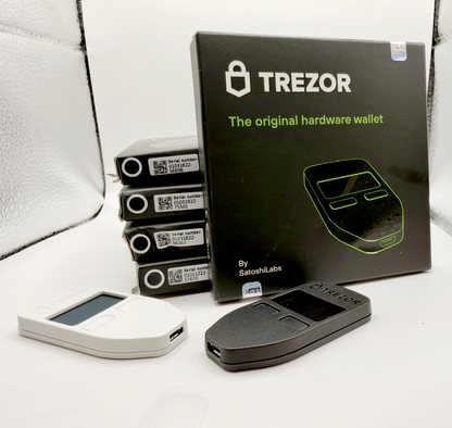 Trezor One Hardware Wallet – Amazon Return – Untested / Open-Box – AS-IS | BLACK