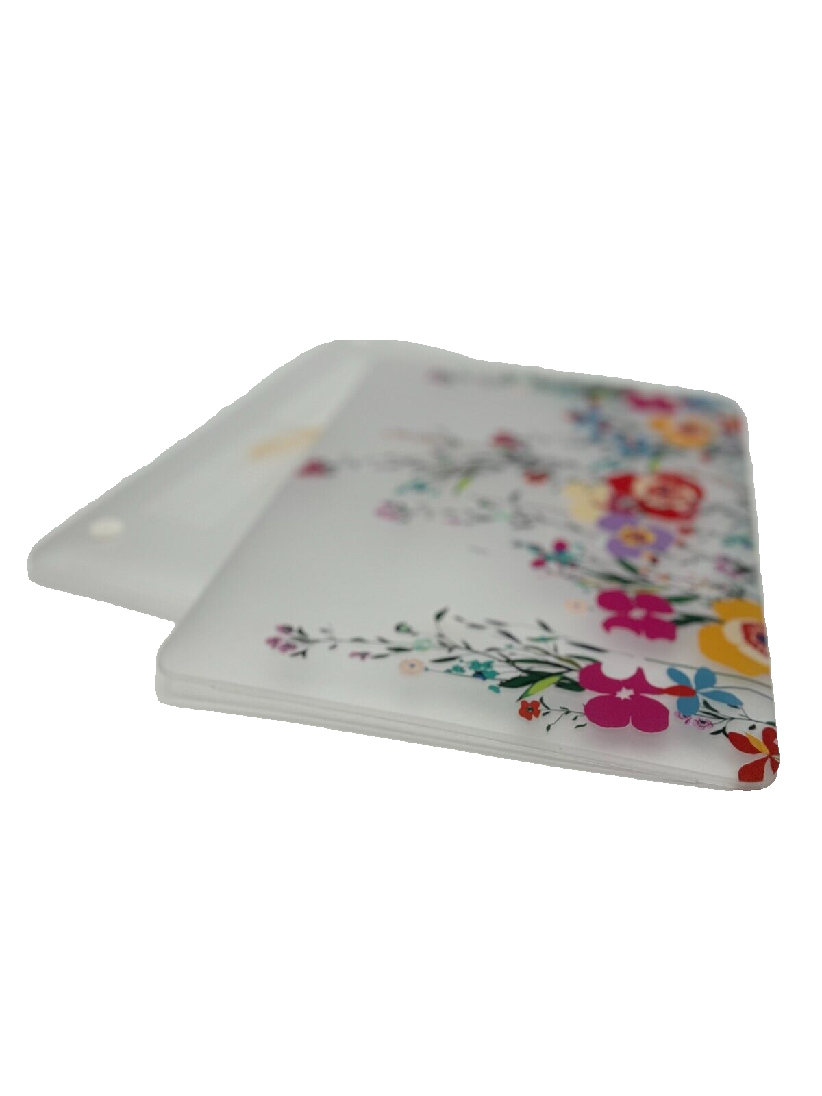 For Mac Book New Air 13 inch - Shell Hard Case Cover Spring Floral Design/Clear