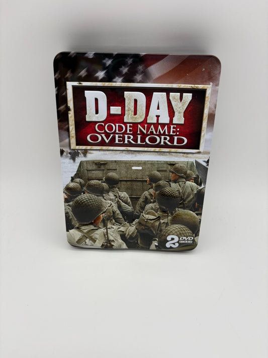 D-Day Code Name: Overlord Brand New- Sealed- 2 Disc Set DVD -Metal Tin
