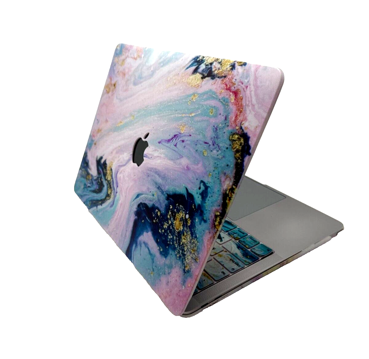 For MacBook New Air 13" Hard Shell Cover - Fools Gold Swirl w/Keyboard cover