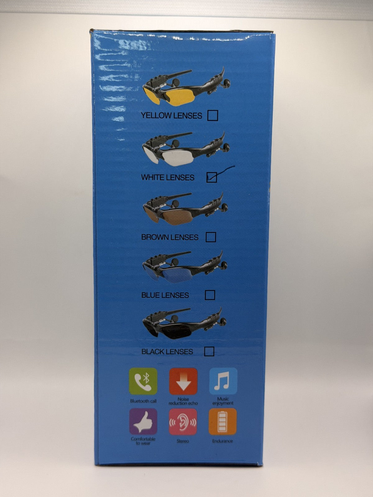 Bluetooth Glasses Smart Music Glasses | Stereo, Noise Cancel | Yellow Lenses