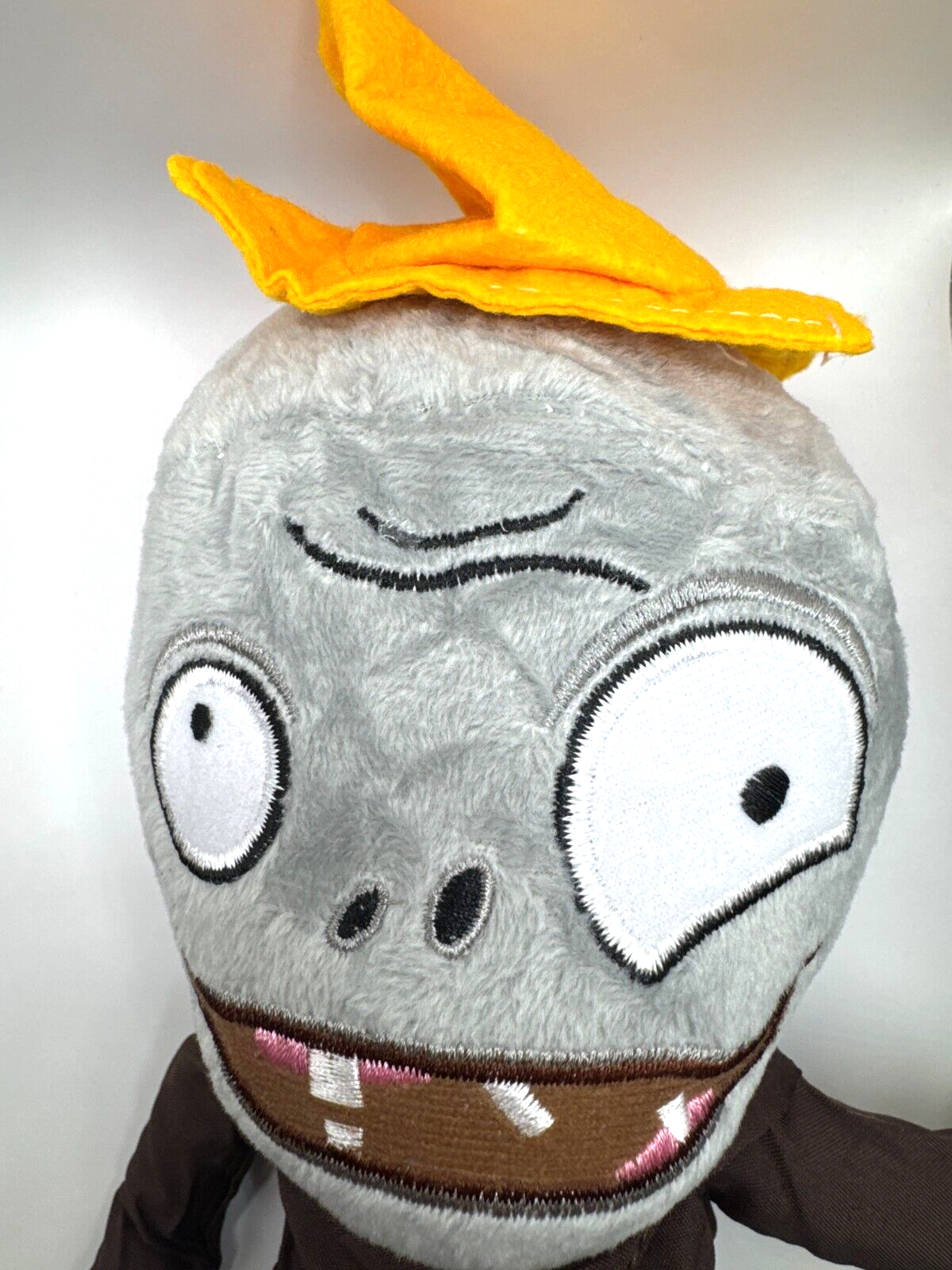 Plants vs. Zombies Cone Zombie Plushie w/Suction Cup for Hanging