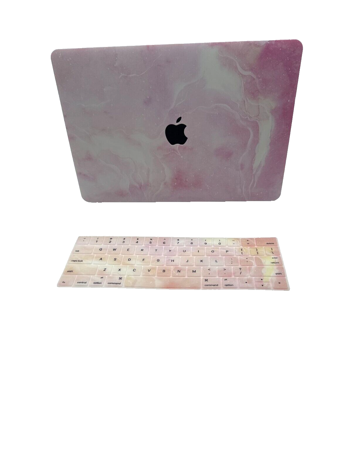 For MacBook New Pro 13" Hard Shell Cover - Pink Delight w/Keyboard cover